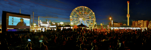 Coney Island beachside flick. (Photo credit: Coney Island Fun Guide)