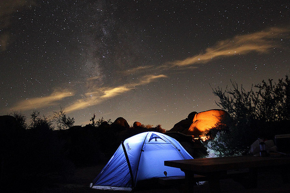 Jumbo Rocks campground at Joshua Tree. (Photo credit: Nate2b)