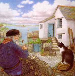 Tom & Mowzer. (Illustration:  Nicola Bayley)