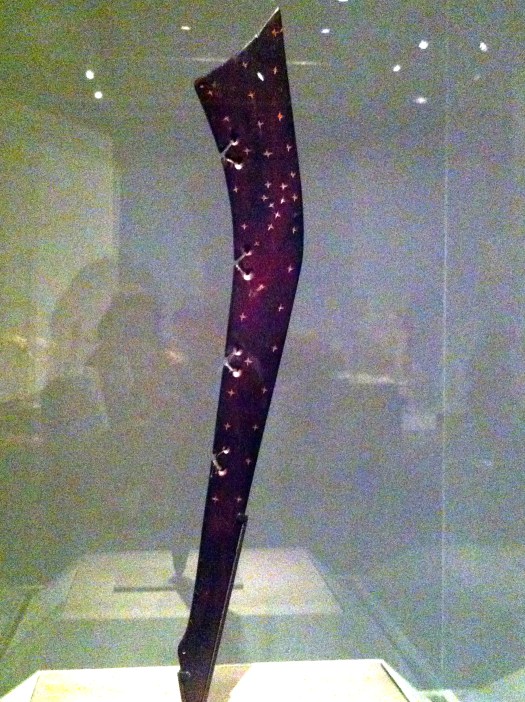 War club with constellations. (Photo credit: Claudia Santino)