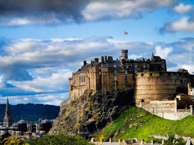 Edinburgh Castle, the jewel in the city's crown.